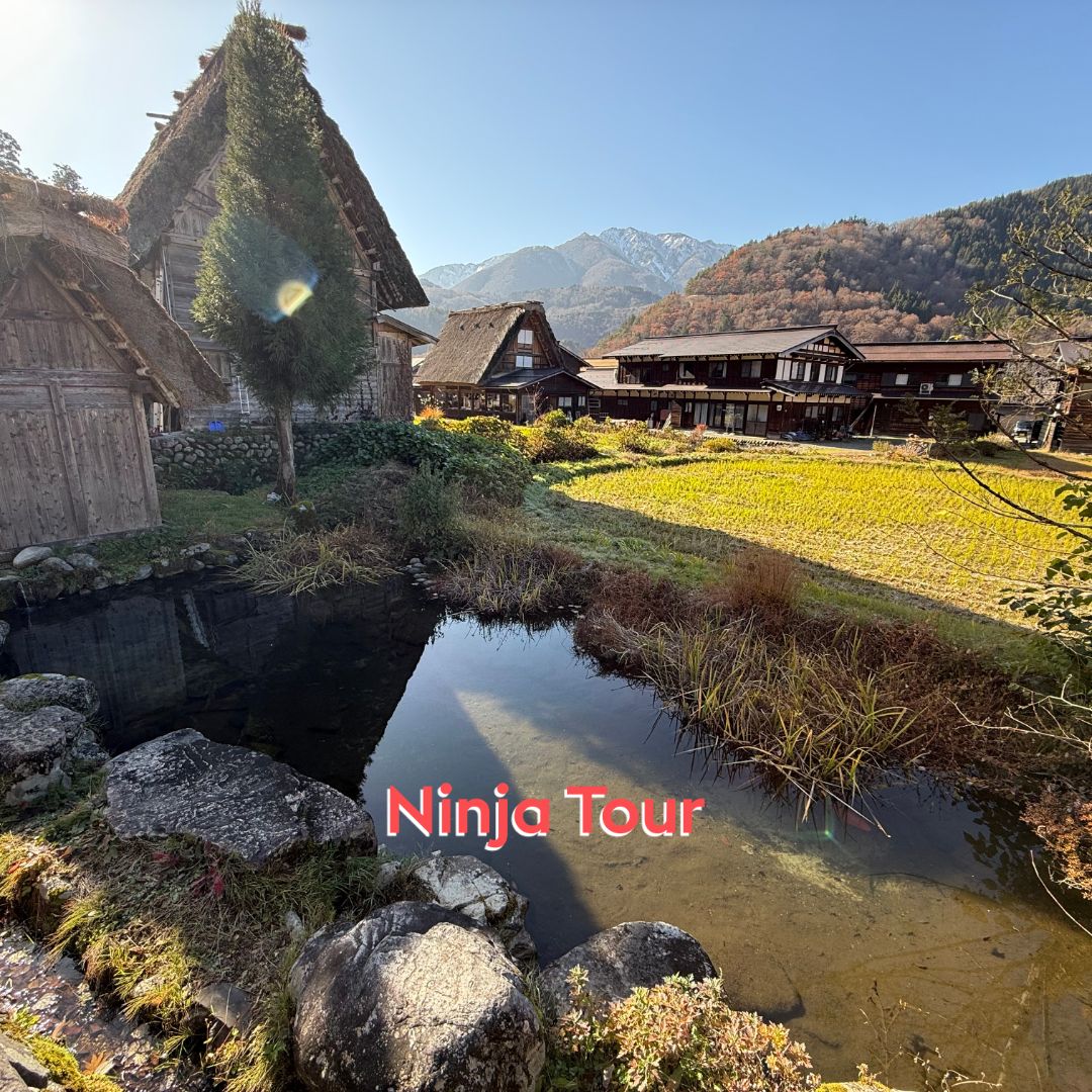 Case con il tetto di paglia a Shirakawa-go