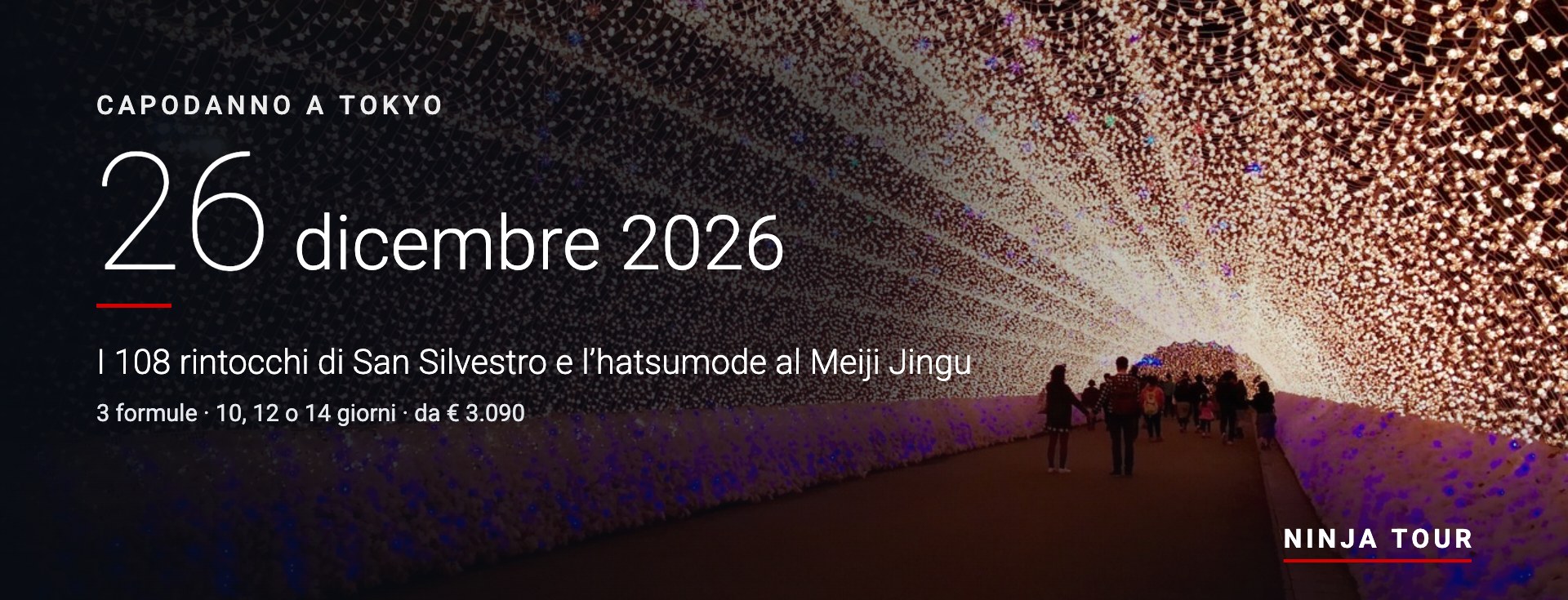 Capodanno a Tokyo &ndash; partenza 26 dicembre 2026, i 108 rintocchi e l&rsquo;hatsumode